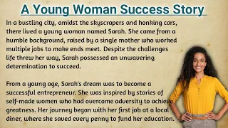 Young Woman Success Story | Learn English By Listening English Stories