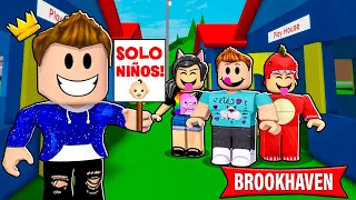 CREO UNA CIUDAD SOLO PARA NIÑOS DENTRO de BROOKHAVEN! 🤣🏡 - Roblox YoSoyLoki