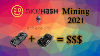 Mining Nicehash GTX 1080 & GTX 1070 TI on 2021