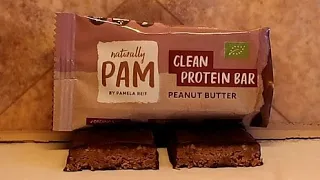 #Taste-Test- Naturally Pam Clean Protein Bar 🥜 Peanut Butter 🥜