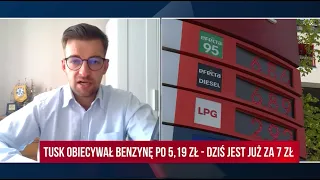 Wyborcze kłamstwo Tuska - nie ma taniego paliwa! | M. Marszałkowski | Republika Dzień