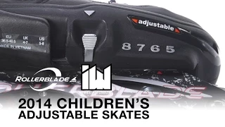 Rollerblade 2014 Skate Insights - Adjustable Kids Skates