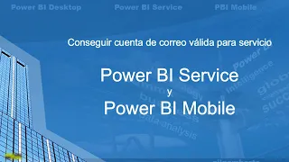 CONSEGUIR CUENTA DE CORREO VÁLIDA PARA POWER BI SERVICE