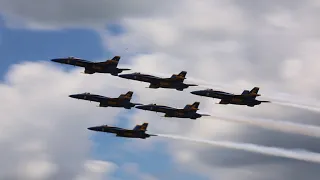 US Navy Blue Angels Full show at New York Airshow 2023