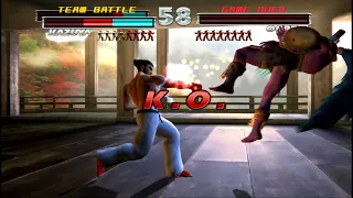 823: Tekken Tag Tournament HD PS3  8-on-8 Team Battle: trying Ultra Hard, Hard, & Very Hard = oo!