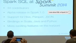 Performing Advanced Analytics on Relational Data with Spark SQL- Michael Armbrust (Databricks)