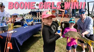 Girls Whipped ALL the Boys in a Fishing Derby | 2024 Canton Lake Walleye Rodeo