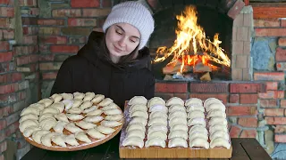 Traditional Ukrainian dumplings with potatoes! Varenyki