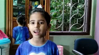 Hakuna Matata - cover by 7 year old Indian girl .. Anukriti