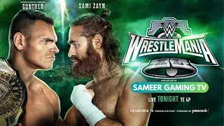 WWE 2K24 - Sami Zayn vs. Gunther | Intercontinental Championship Match | WrestleMania 40