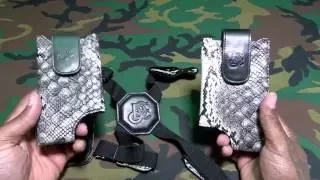 The Original LD WEST Phone Holster - Limited Edition Snake Skin