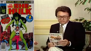 Bill Bixby Discovers She-Hulk #1 Comic Book