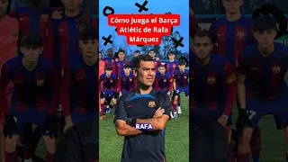 Así juega el Barça B de Rafa Márquez #barcelonachampionsleague #futbol #fcbarcelona #rafamarquez