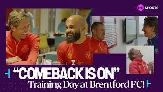 "WE ARE ON TRIAL" 😆 | Peter Crouch & Joe Cole return to Premier League training with Brentford FC ⚽💪