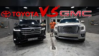 2022Yukon Denali vs VXR Land cruiserاول مرة نختلف بين امريكي و ياباني