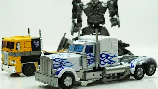 Transformers Optimus Prime LT02-W, Megatron SwiftTransform Stop Motion! Robot Truck Car in real life