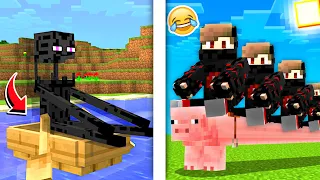 24 Fun things to do in Minecraft 😂😂