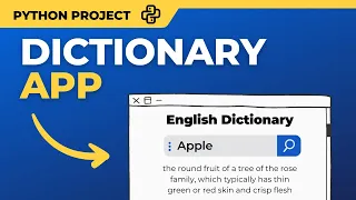 Build a Dictionary App with Python and Tkinter | Tutorial