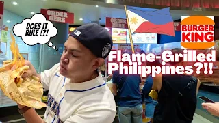 Are the Burgers FLAMED Grilled? Burger King Philippines  4K 🇵🇭