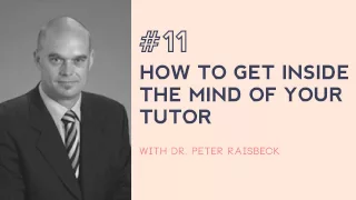 #11: How to impress your design tutor - with UniMelb's Peter Raisbeck