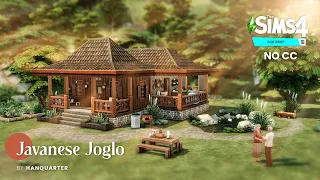 Javanese Joglo | Indonesian Traditional House | No CC | The Sims 4 Indonesia Speed Build