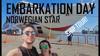 Embarkation Day - Norwegian Star - Cabin & Ship Tour! - NCL