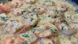 Camarones a la Crema ! (Camarones en salsa Blanca Bachamel!