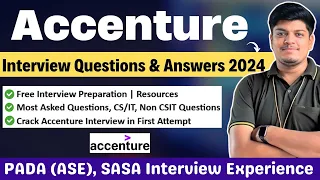 Accenture Interview Questions & Answers | PADA & SASA Interview Experience |Technical | HR Interview