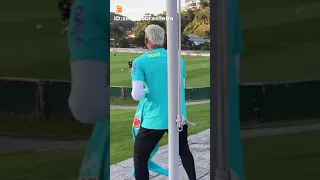 A dancinha do Neymar Jr. Antes da final da copa América 2021.