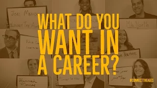 Career Advice from Young Professionals I Jobs of the Future I Connect The Ages