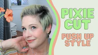 Pixie Cut Push Up Style