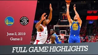 GS Warriors vs Toronto Raptors - Game 2 | Full Game Highlights | June 2, 2019 | NBA Finals