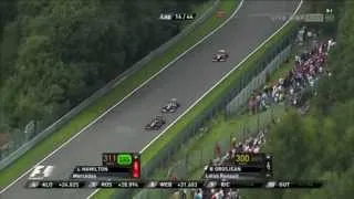 Remontada de Fernando Alonso en Spa Francorchamps