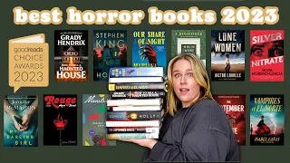 READING THE TOP HORROR BOOKS OF 2023 | goodreads choice awards reading vlog