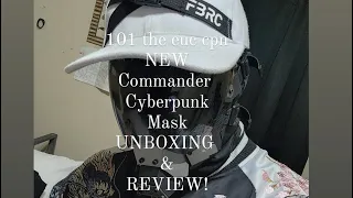 The New HYPEBROTHER Commamder Cyberpunk Mask 2023!UNBOXING AND REVIEW!