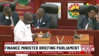 Finance Minister Ken Ofori-Atta Brief Parliament (FULL)