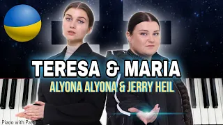Alyona Alyona & Jerry Heil - Teresa & Maria | Ukraine 🇺🇦 | Piano Cover | Eurovision 2024