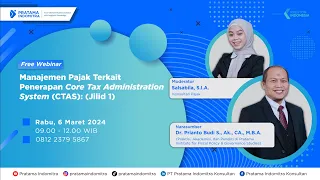 Manajemen Pajak Terkait  Penerapan Core Tax Administration System (CTAS)