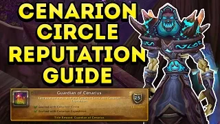 Guide to Cenarion Circle Rep,  Guardian of Cenarius Title!