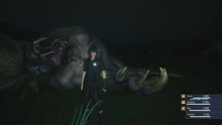 Final Fantasy 15 [Episode Duscae] Extra Part - Full Behemoth Fight (NO SUMMON)