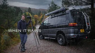 A Photography Roadtrip When it Rains | Small Camper Van