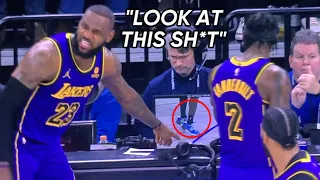 LEAKED Audio Of LeBron James Getting Heated At Ref Tony Brothers: “Look At The F*cking Replay”👀