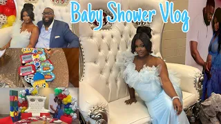 VLOG | OUR BOY STORY THEMED BABY SHOWER | QUEEN JA’VON