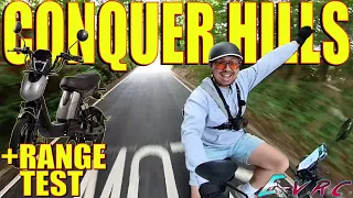 No License Required Moped SMASHES HILLS and DISTANCE! Eskuta SX-250