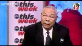 Colin Powell calls Christiane Amanpour "DEAR" ~ QUICKclip