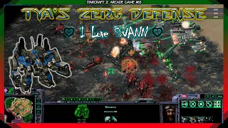 Starcraft 2 (#63) - TYA'S ZERG DEFENSE - I Love SWANN ♡