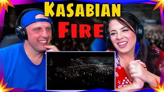 First Time Hearing Kasabian - Fire (Live At The O2) THE WOLF HUNTERZ REACTIONS