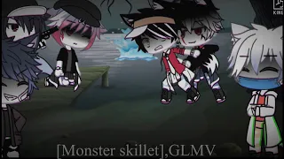 [!Monster skillet!,GLMV] ll [Gacha life] ll (⚠️Warning: blood , flash , fighting , ⚠️:Warning) ep:1