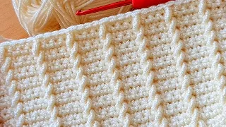 This Crochet Pattern is ABSOLUTELY AMAZING! 🤩 UNIQUE & EASY Crochet Stitch | Beginner Friendly