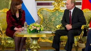 23 de ABR. Cristina Fernández se reunió con Vladimir Putin. Visita Oficial a la Federación Rusa.